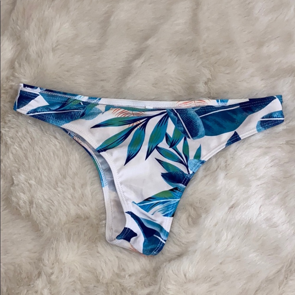 Floral Bikini Swim Bottoms
